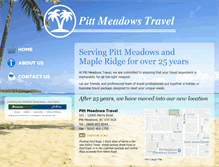 Tablet Screenshot of pittmeadowstravel.com